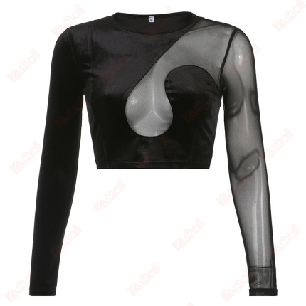 crew neck black long sleeve